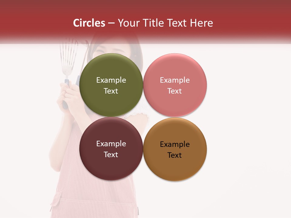 A Woman Holding A Whisk Powerpoint Template PowerPoint Template