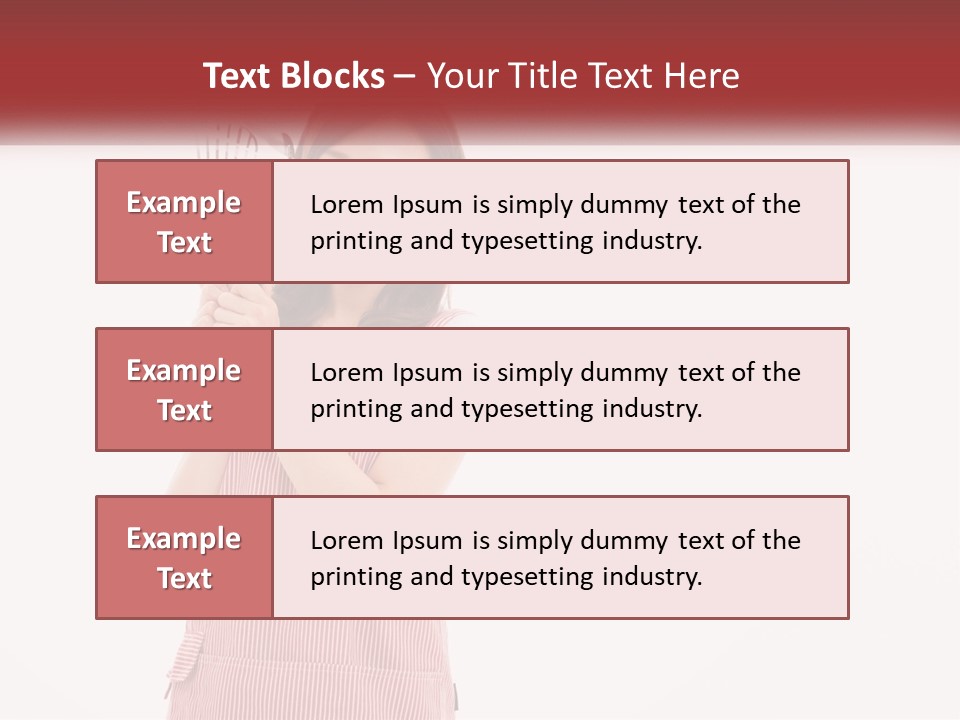 A Woman Holding A Whisk Powerpoint Template PowerPoint Template