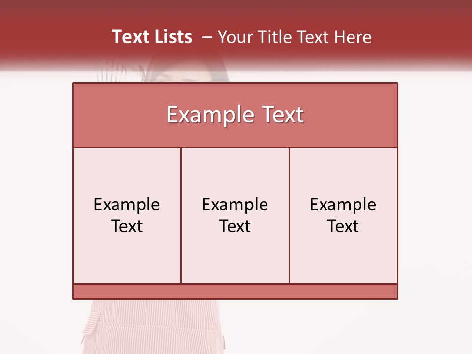 A Woman Holding A Whisk Powerpoint Template PowerPoint Template