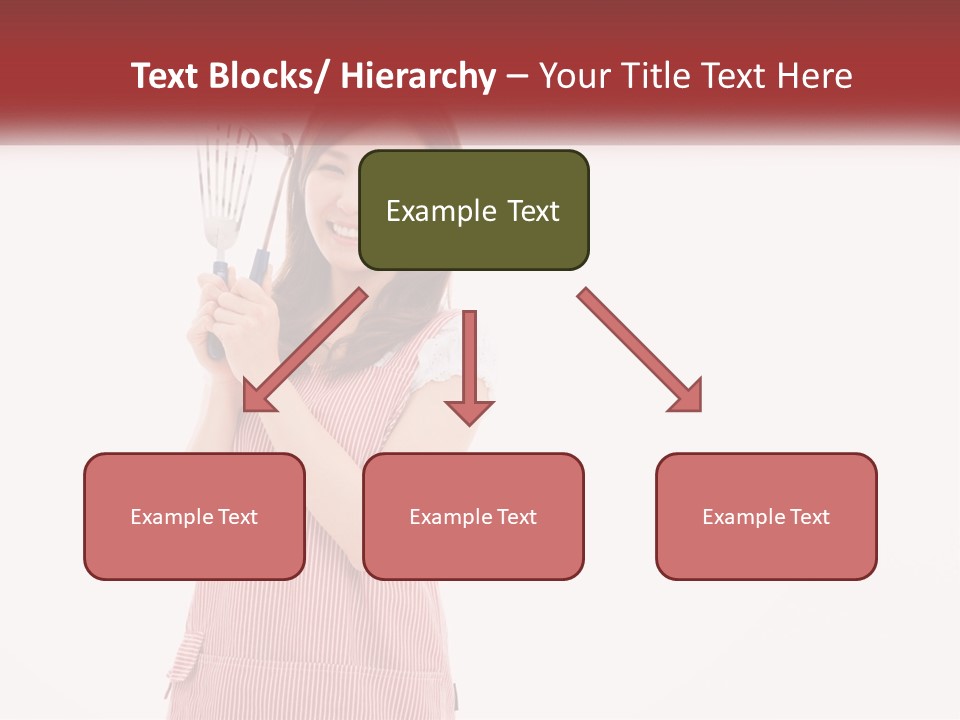 A Woman Holding A Whisk Powerpoint Template PowerPoint Template