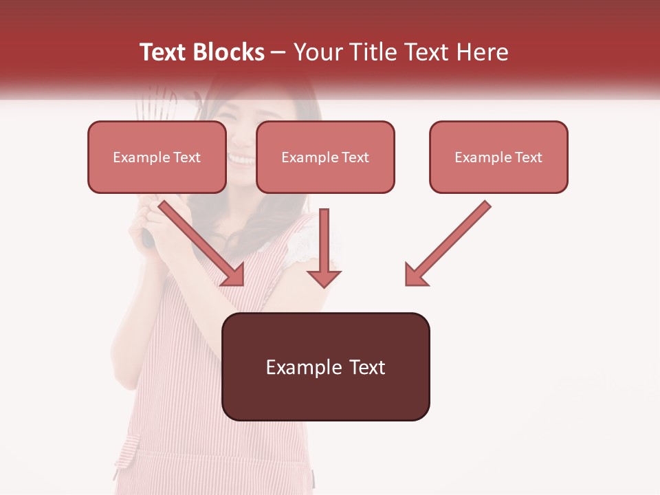 A Woman Holding A Whisk Powerpoint Template PowerPoint Template