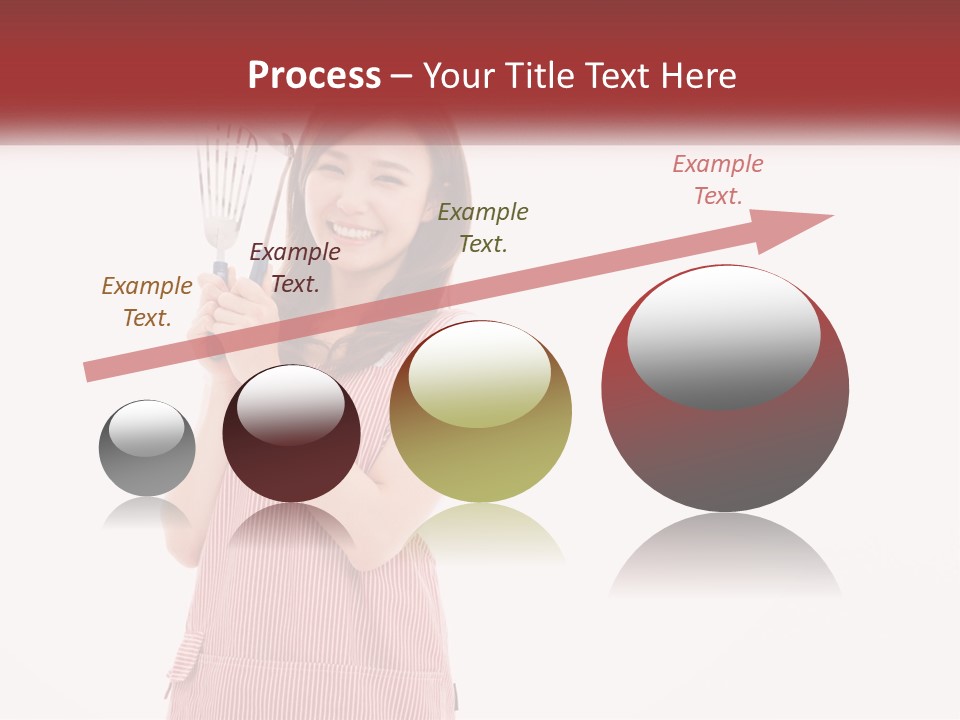 A Woman Holding A Whisk Powerpoint Template PowerPoint Template