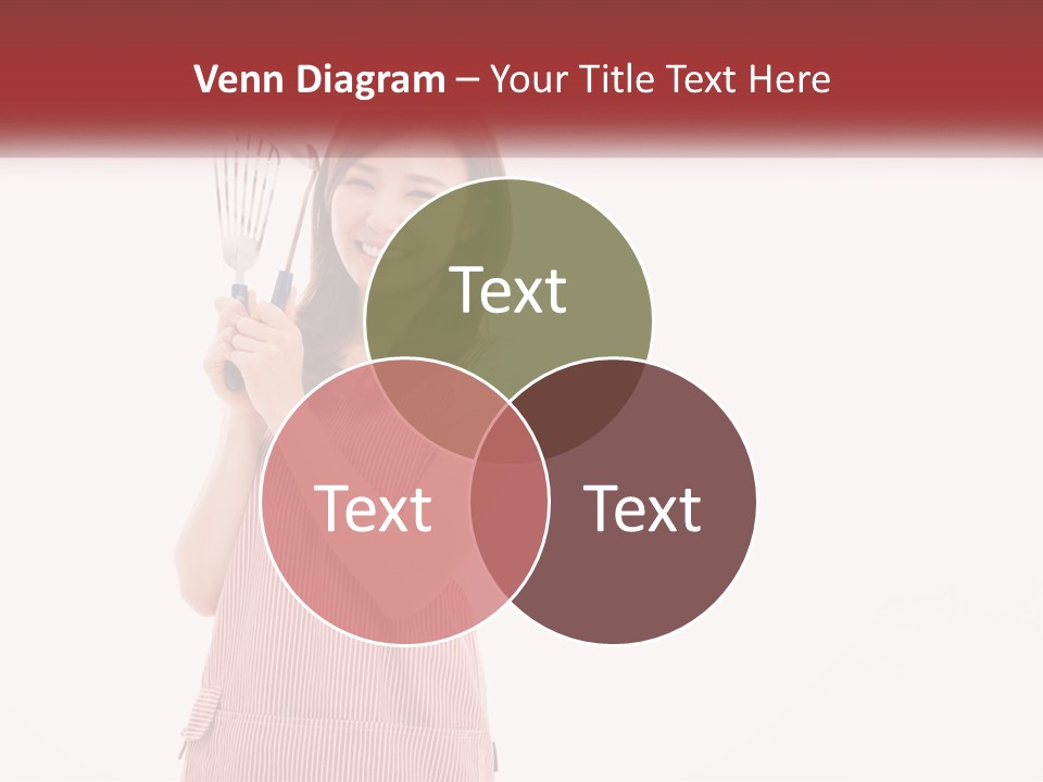 A Woman Holding A Whisk Powerpoint Template PowerPoint Template