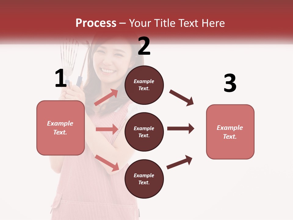 A Woman Holding A Whisk Powerpoint Template PowerPoint Template