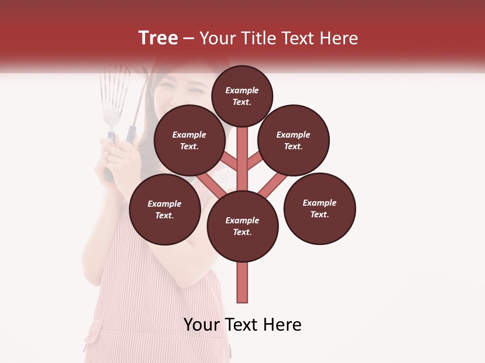 A Woman Holding A Whisk Powerpoint Template PowerPoint Template