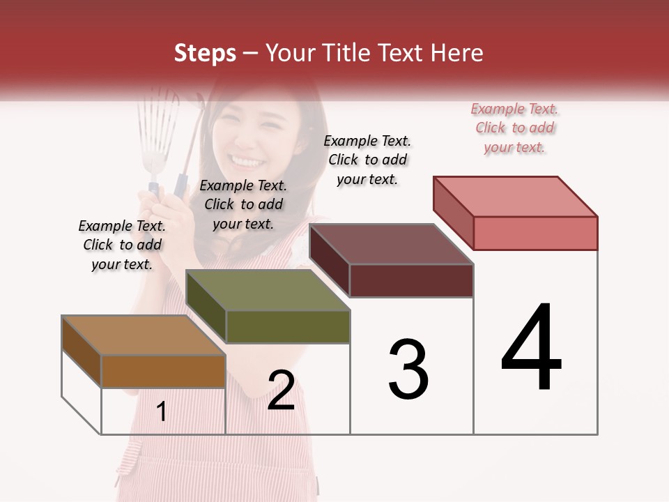 A Woman Holding A Whisk Powerpoint Template PowerPoint Template