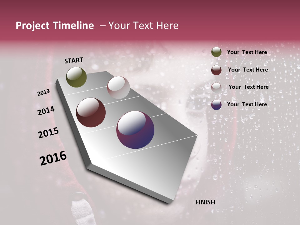 A Young Boy Looking Out Of A Window Covered In Snow PowerPoint Template