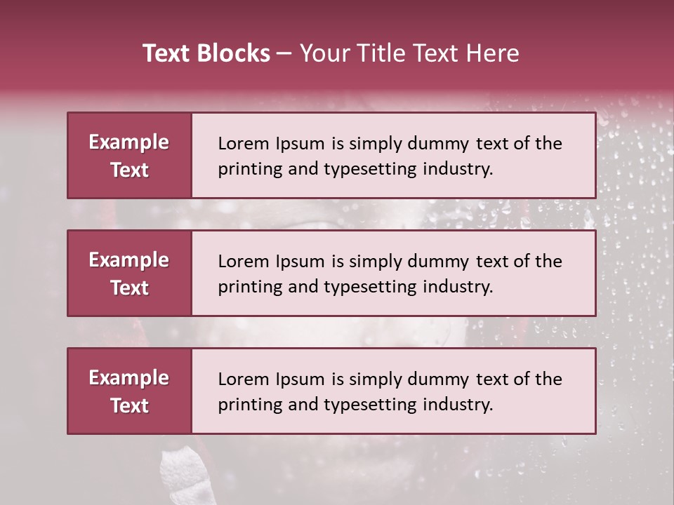 A Young Boy Looking Out Of A Window Covered In Snow PowerPoint Template