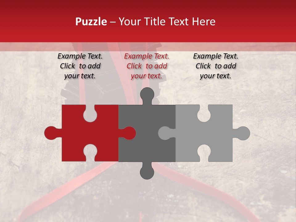 A Piece Of Chocolate Sitting On Top Of A Table PowerPoint Template