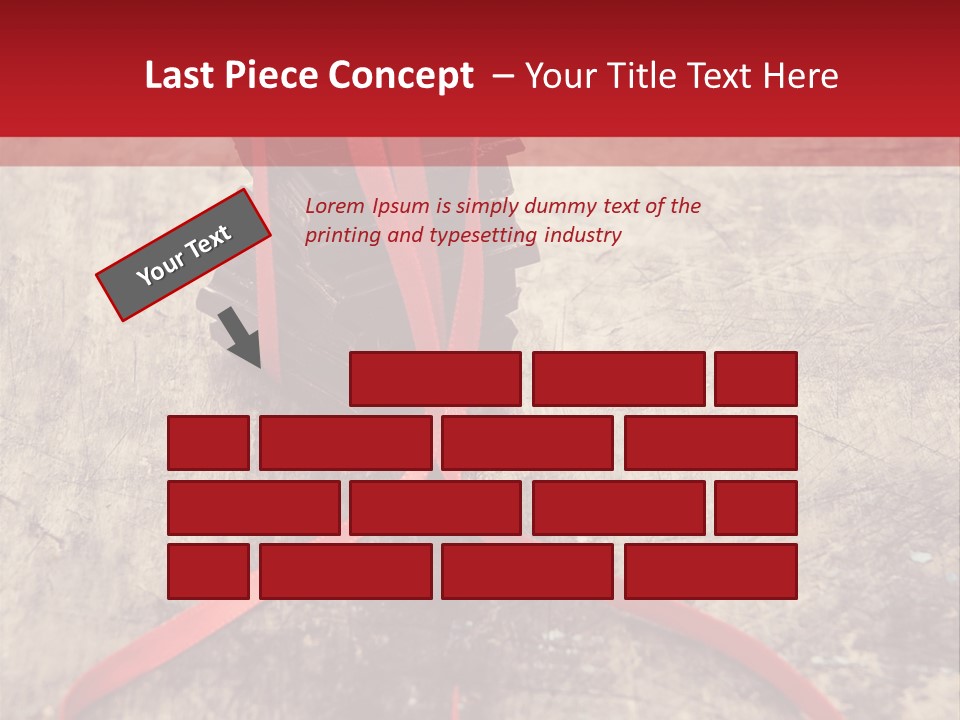 A Piece Of Chocolate Sitting On Top Of A Table PowerPoint Template