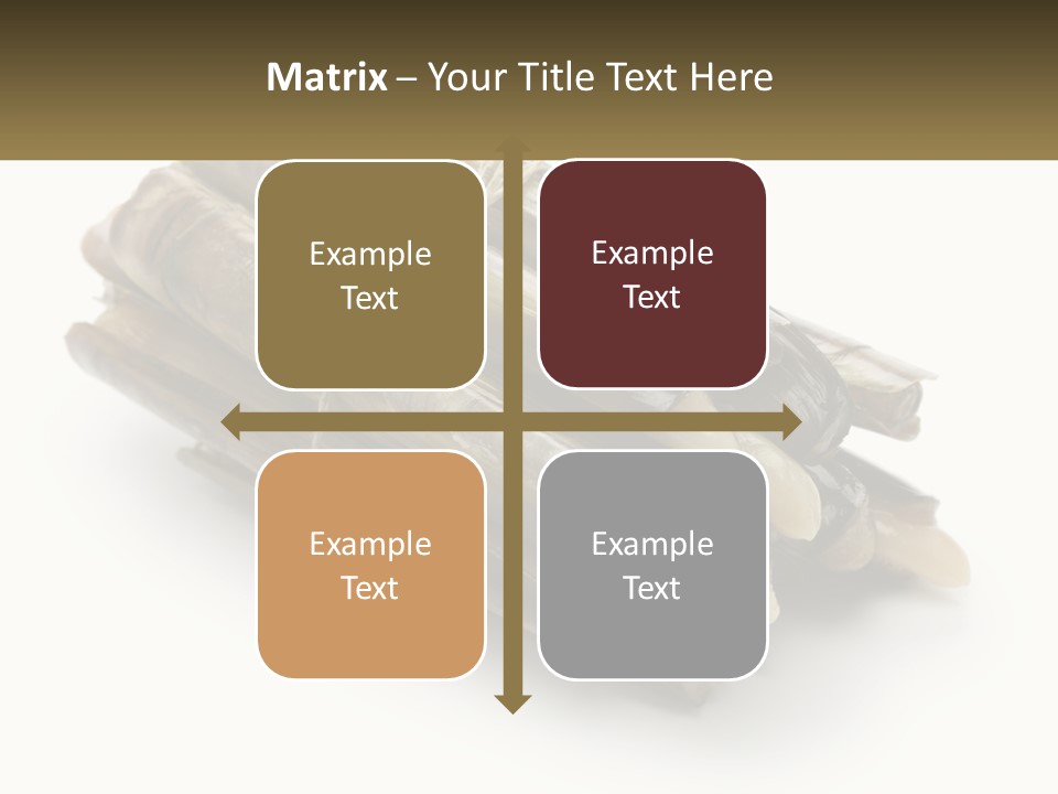 A Bunch Of Bamboo Sticks Tied Up To A White Background PowerPoint Template