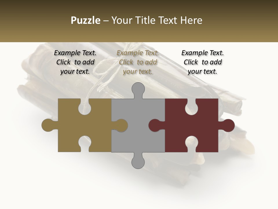 A Bunch Of Bamboo Sticks Tied Up To A White Background PowerPoint Template