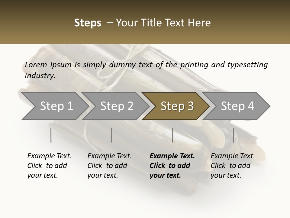A Bunch Of Bamboo Sticks Tied Up To A White Background PowerPoint Template