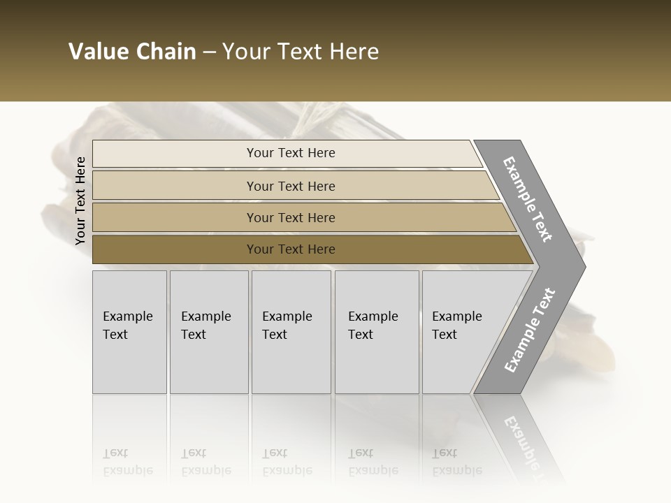 A Bunch Of Bamboo Sticks Tied Up To A White Background PowerPoint Template