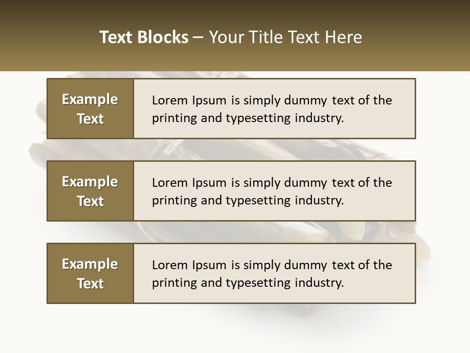 A Bunch Of Bamboo Sticks Tied Up To A White Background PowerPoint Template