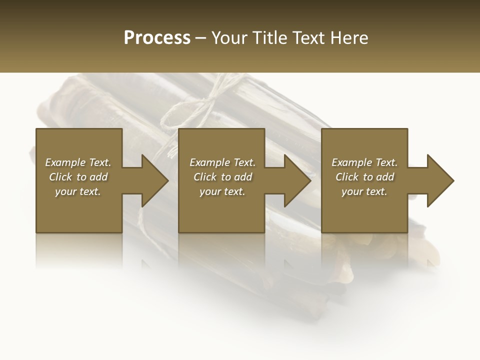A Bunch Of Bamboo Sticks Tied Up To A White Background PowerPoint Template