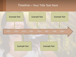 A Woman Holding A Glass Of Wine In Front Of A Vineyard PowerPoint Template