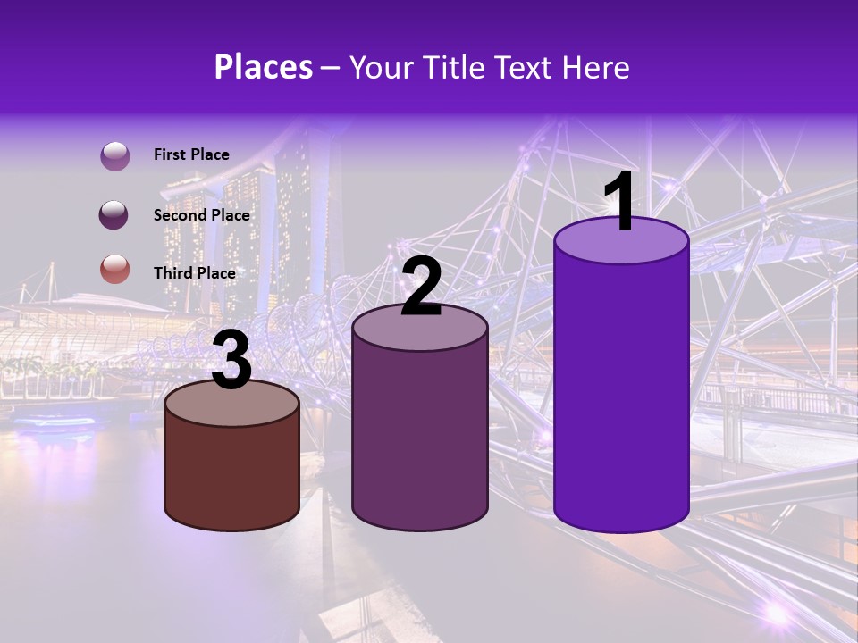 A Bridge That Is Over A Body Of Water PowerPoint Template