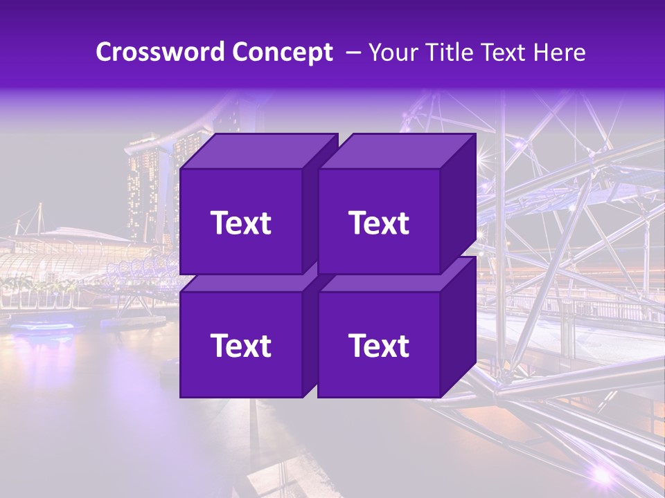 A Bridge That Is Over A Body Of Water PowerPoint Template