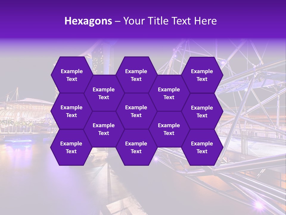 A Bridge That Is Over A Body Of Water PowerPoint Template