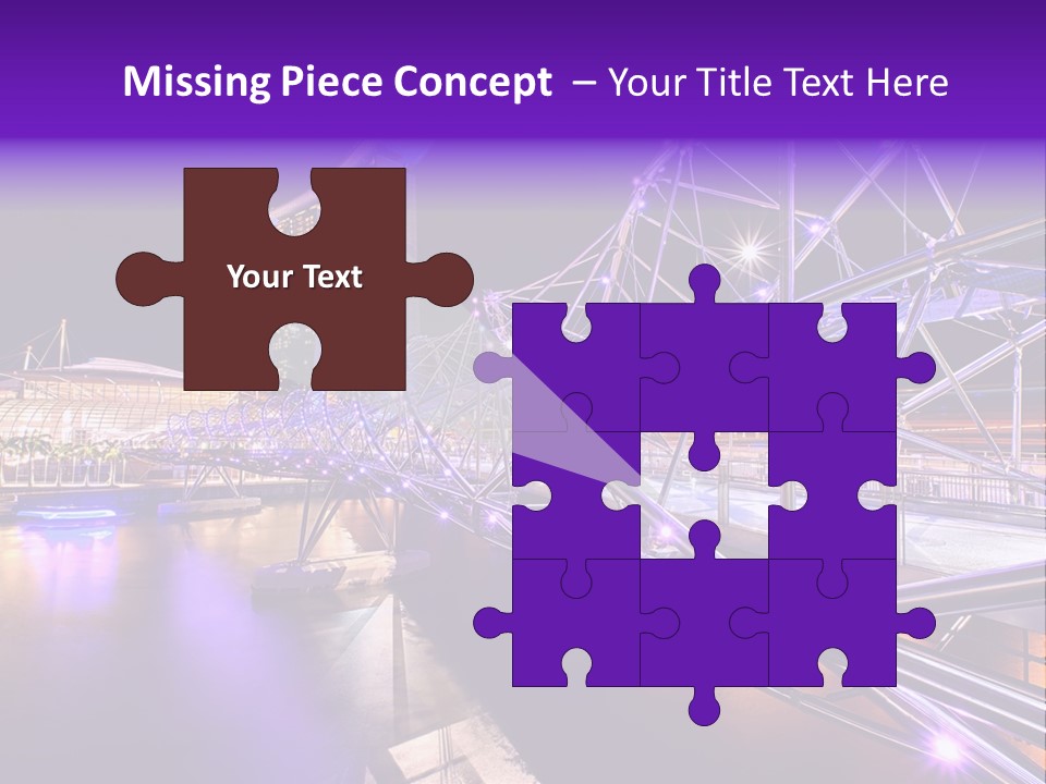 A Bridge That Is Over A Body Of Water PowerPoint Template