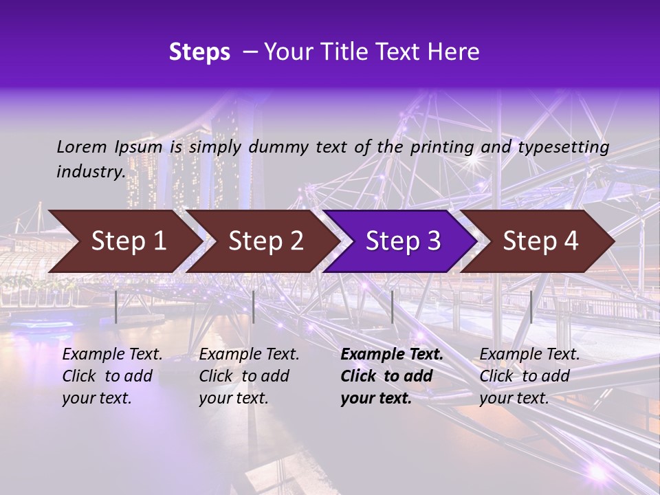 A Bridge That Is Over A Body Of Water PowerPoint Template