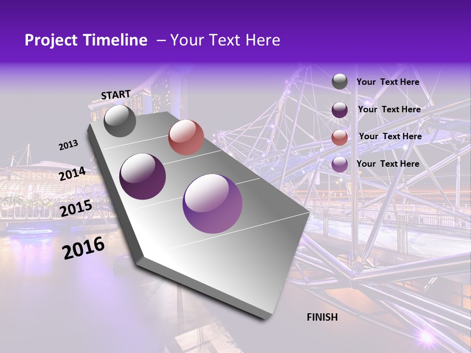 A Bridge That Is Over A Body Of Water PowerPoint Template