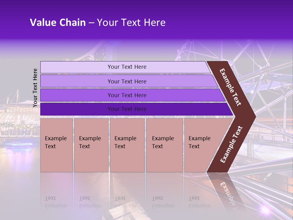 A Bridge That Is Over A Body Of Water PowerPoint Template