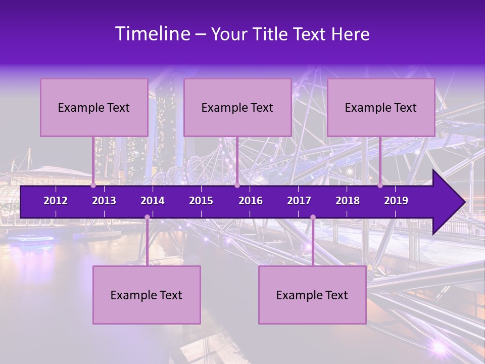 A Bridge That Is Over A Body Of Water PowerPoint Template
