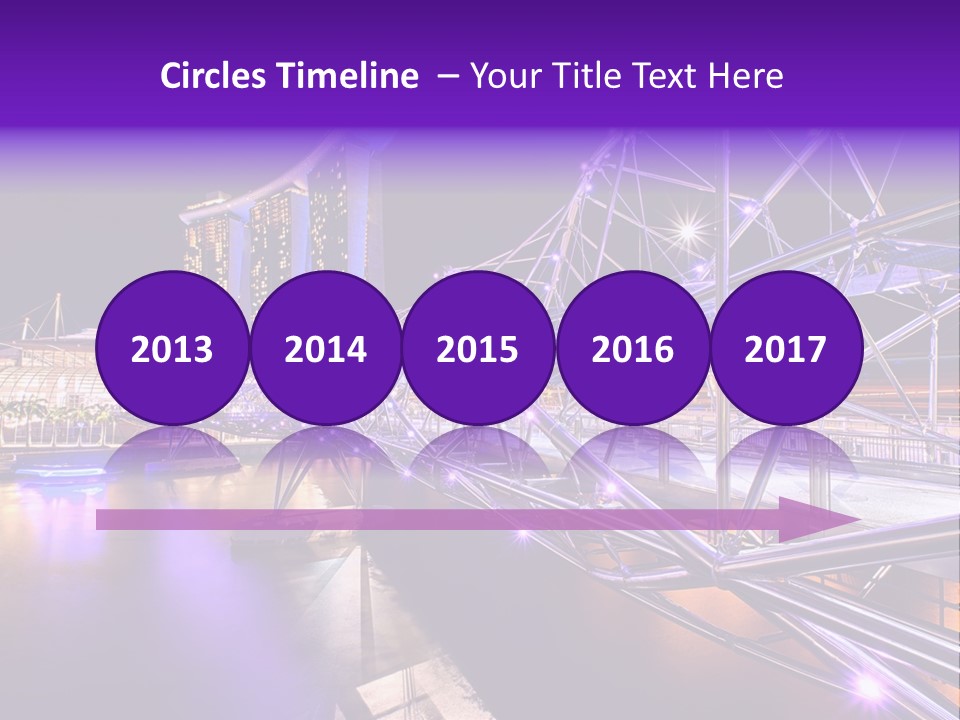 A Bridge That Is Over A Body Of Water PowerPoint Template