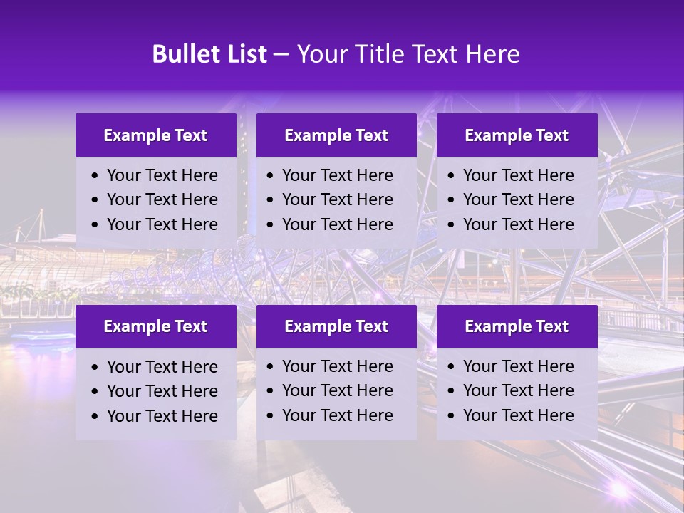 A Bridge That Is Over A Body Of Water PowerPoint Template