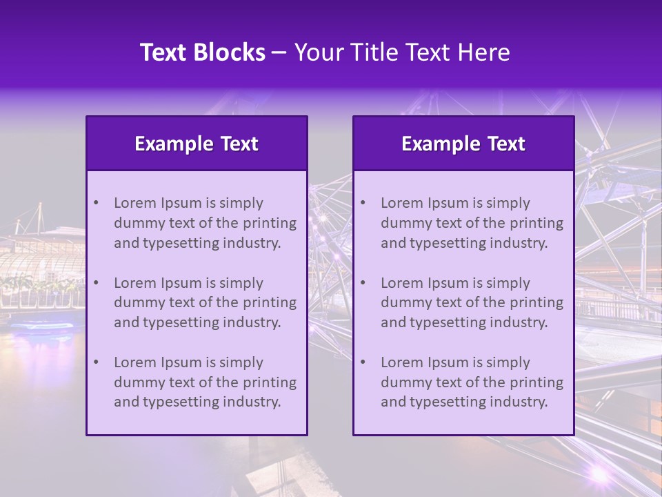 A Bridge That Is Over A Body Of Water PowerPoint Template