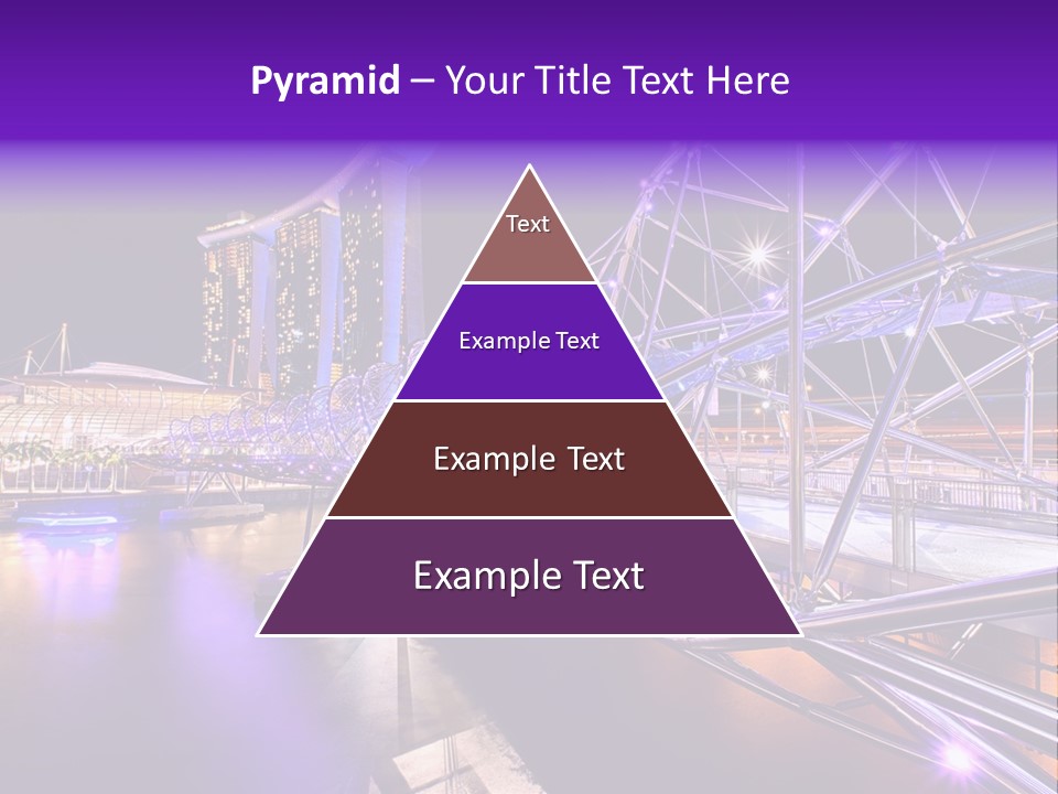 A Bridge That Is Over A Body Of Water PowerPoint Template