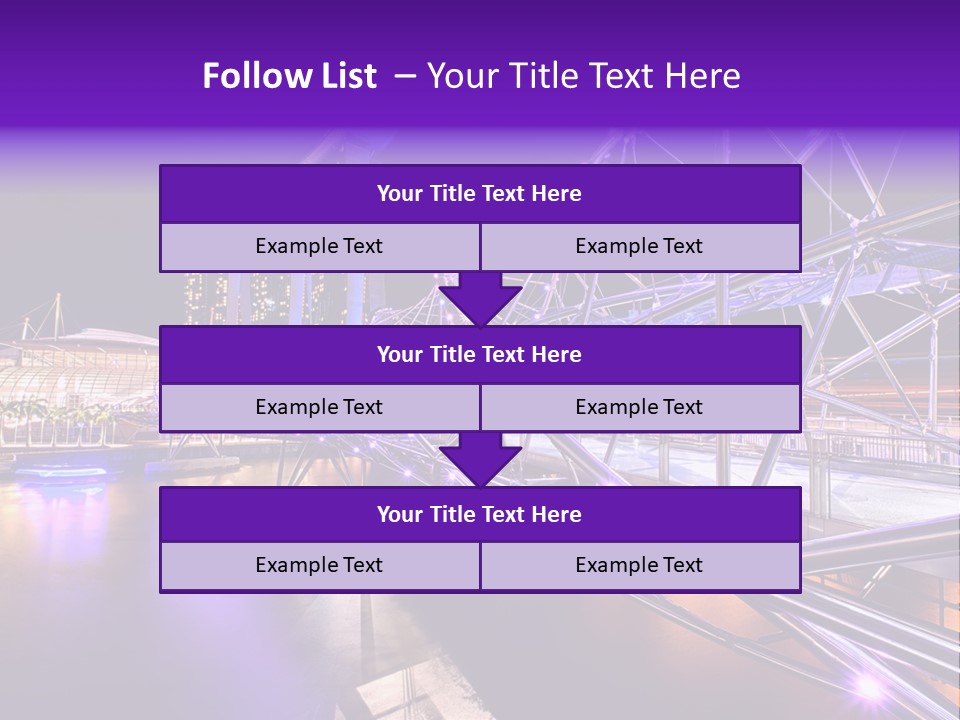 A Bridge That Is Over A Body Of Water PowerPoint Template
