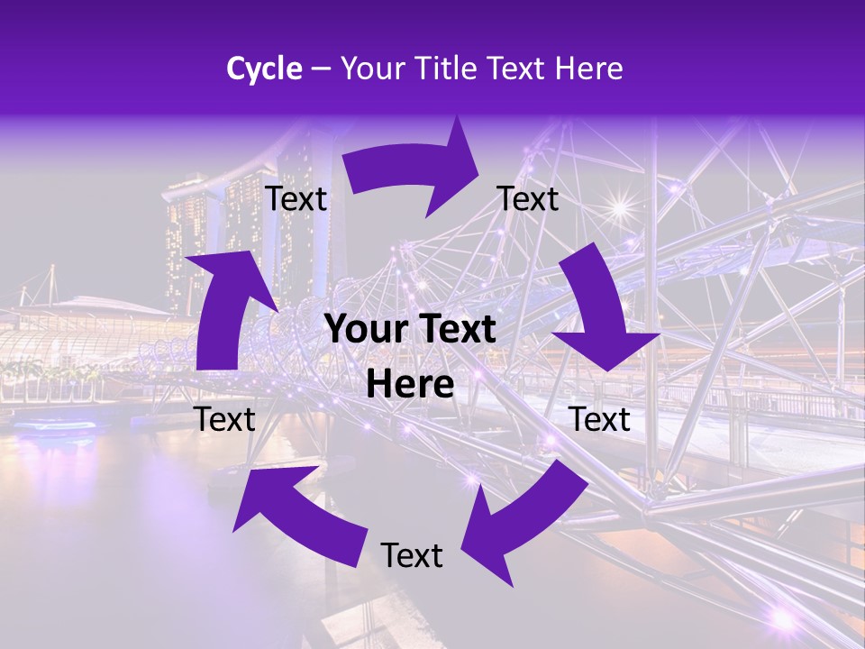 A Bridge That Is Over A Body Of Water PowerPoint Template