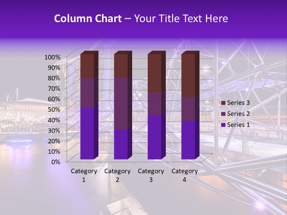 A Bridge That Is Over A Body Of Water PowerPoint Template