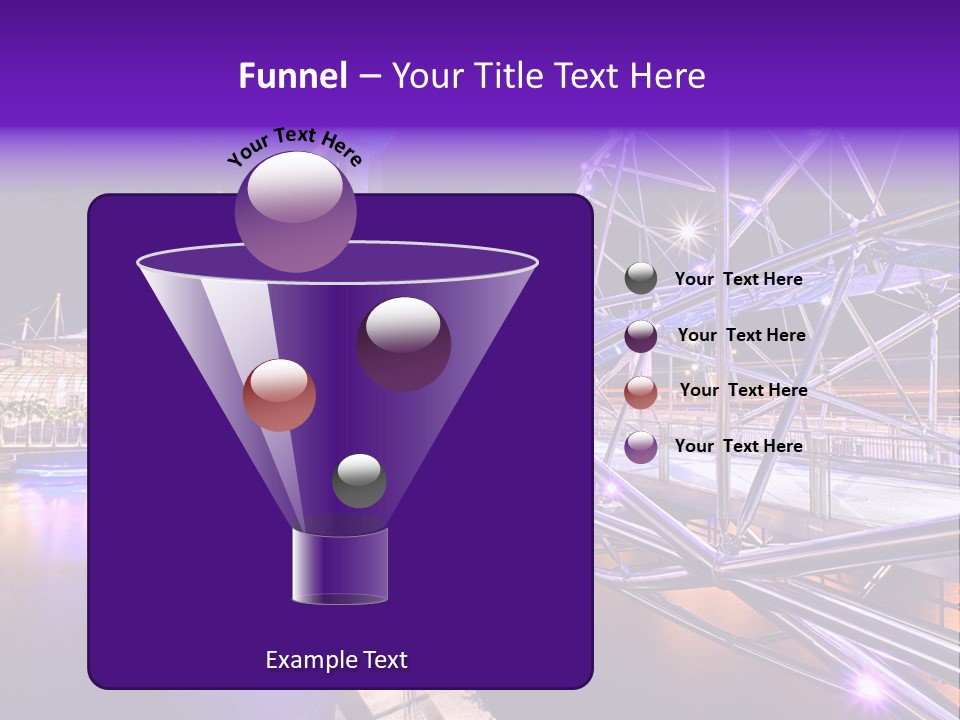 A Bridge That Is Over A Body Of Water PowerPoint Template