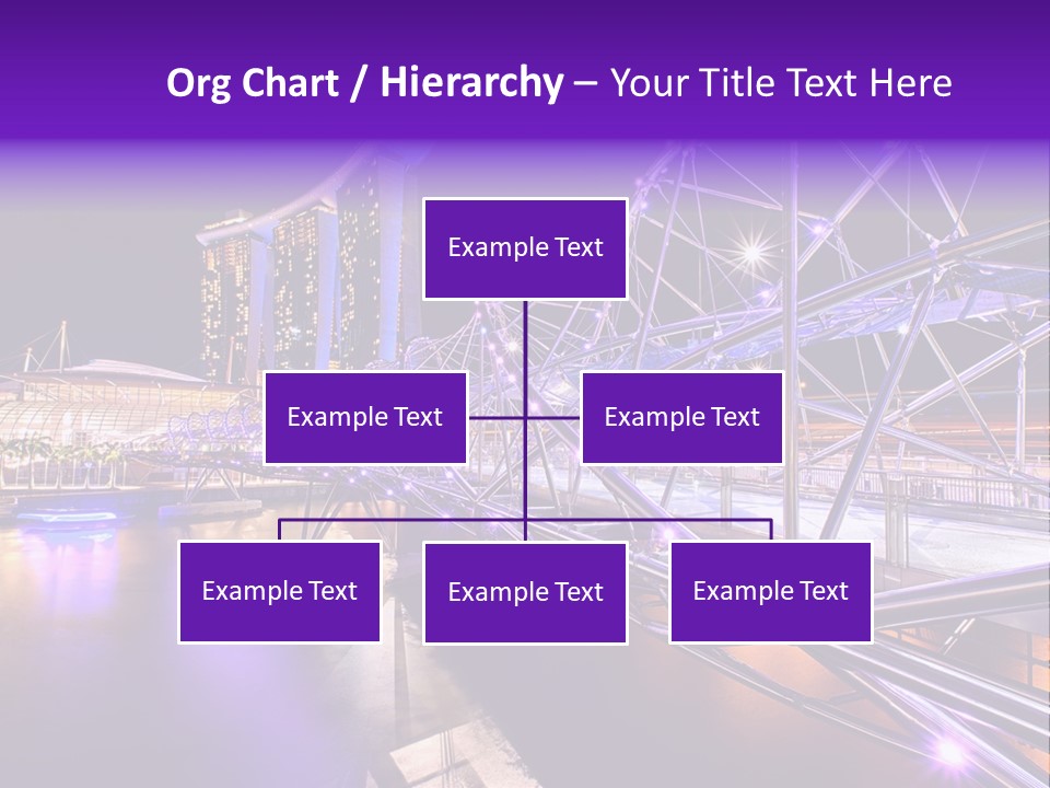 A Bridge That Is Over A Body Of Water PowerPoint Template