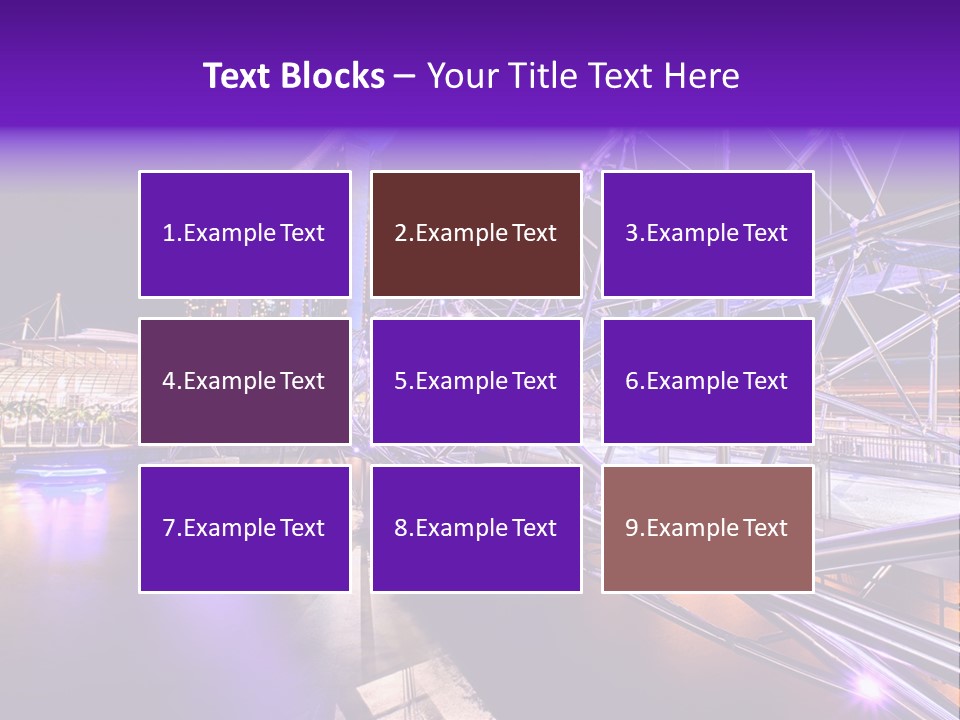 A Bridge That Is Over A Body Of Water PowerPoint Template