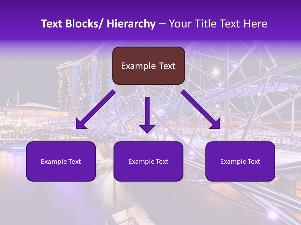 A Bridge That Is Over A Body Of Water PowerPoint Template