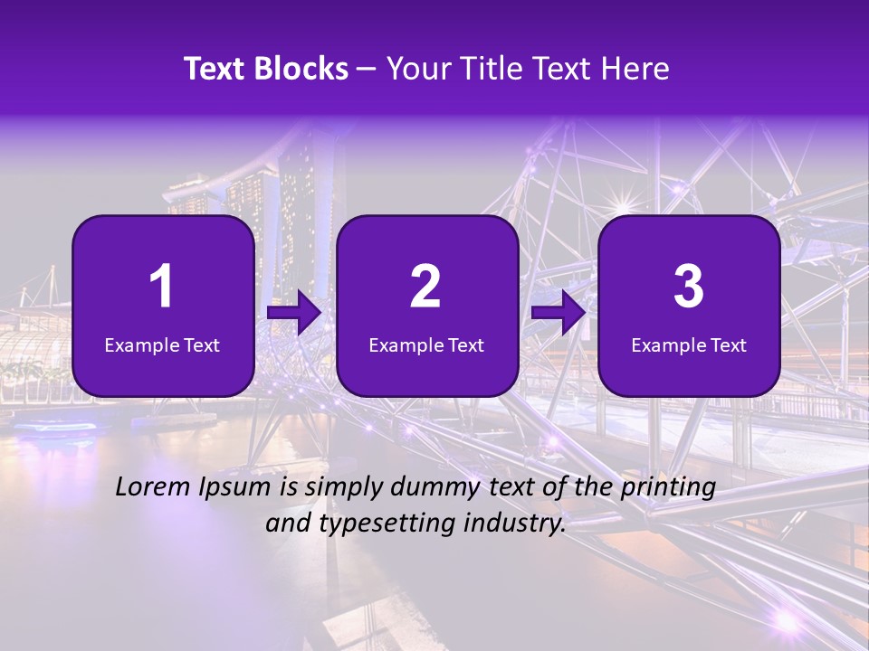 A Bridge That Is Over A Body Of Water PowerPoint Template