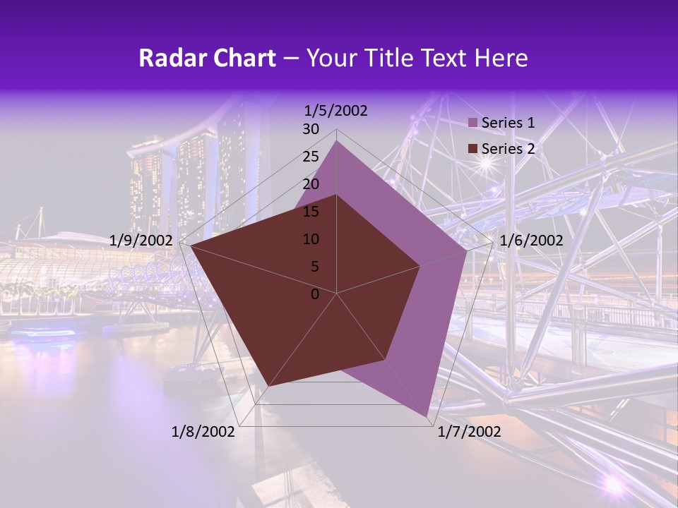 A Bridge That Is Over A Body Of Water PowerPoint Template