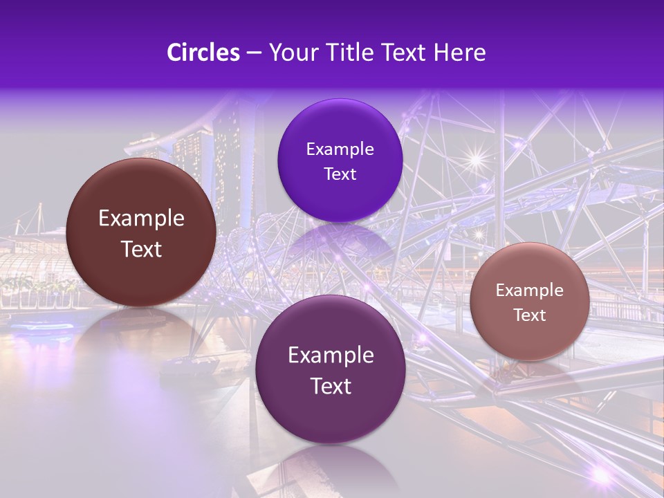 A Bridge That Is Over A Body Of Water PowerPoint Template