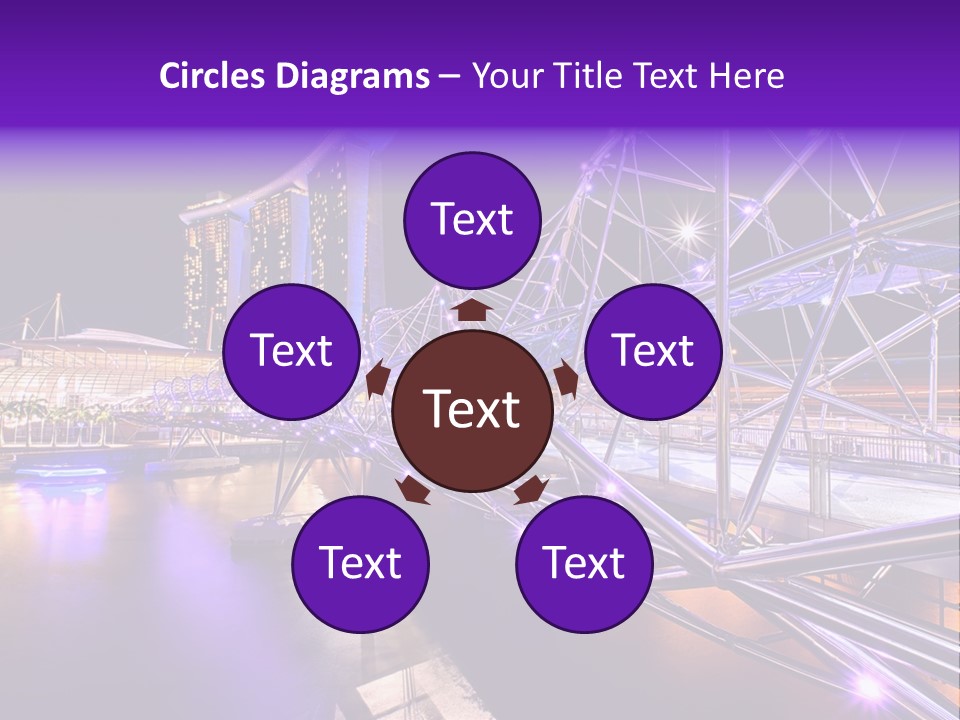 A Bridge That Is Over A Body Of Water PowerPoint Template