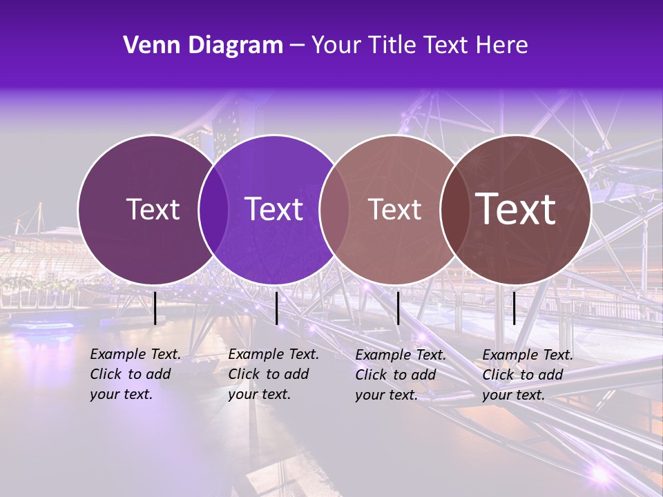 A Bridge That Is Over A Body Of Water PowerPoint Template