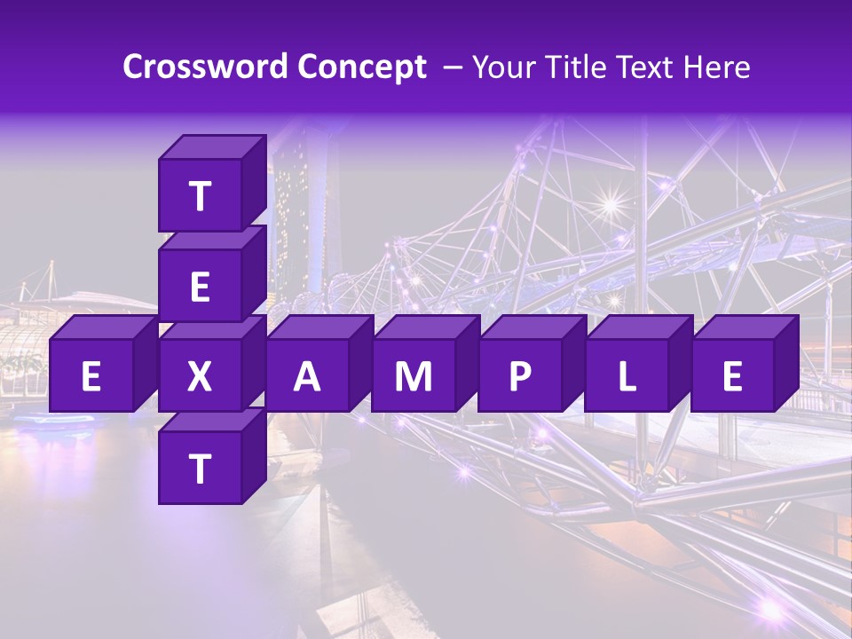 A Bridge That Is Over A Body Of Water PowerPoint Template