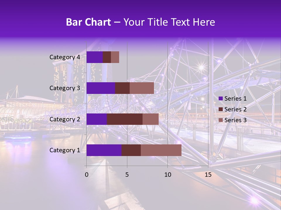 A Bridge That Is Over A Body Of Water PowerPoint Template
