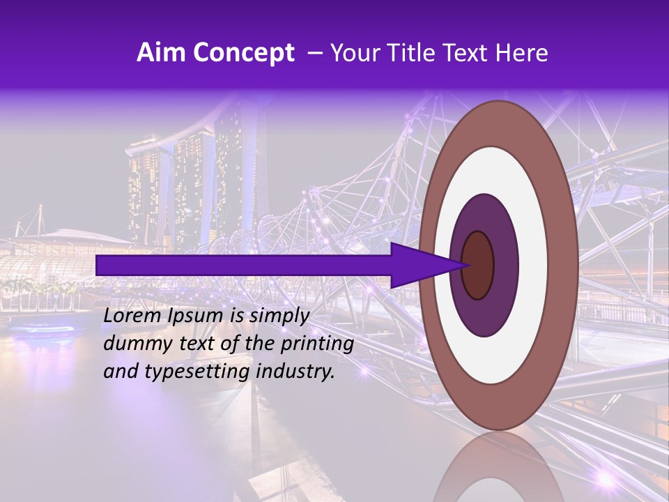 A Bridge That Is Over A Body Of Water PowerPoint Template