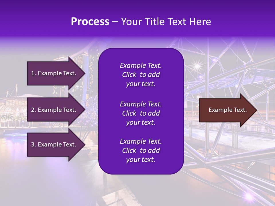 A Bridge That Is Over A Body Of Water PowerPoint Template