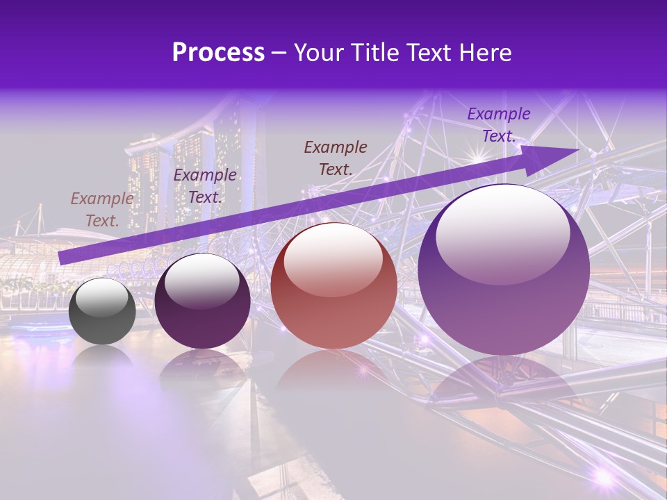 A Bridge That Is Over A Body Of Water PowerPoint Template